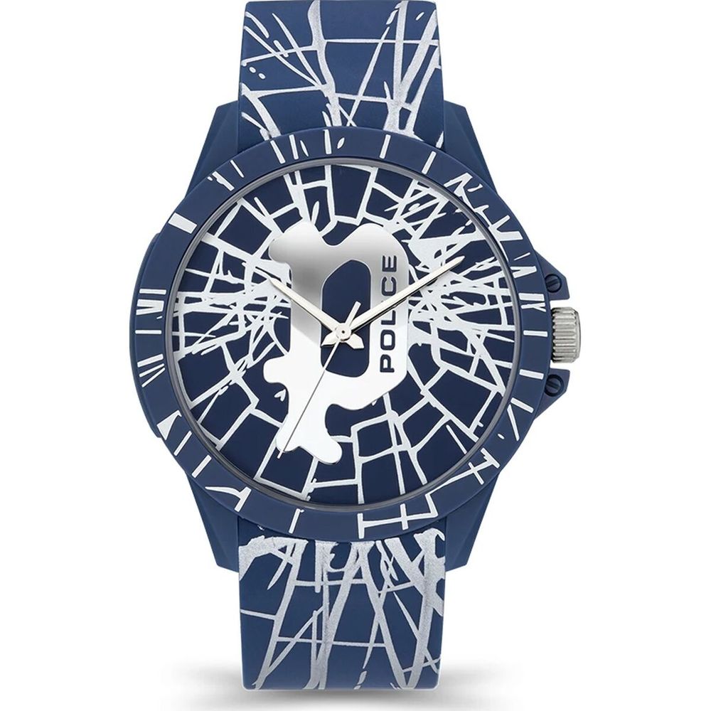 Police Blue Synthetic Watch