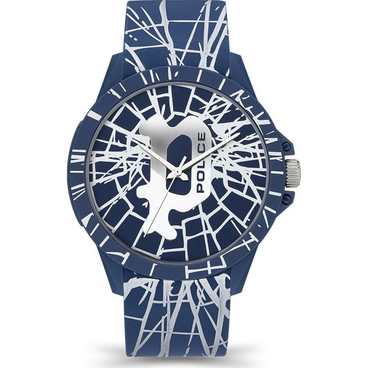Police Blue Synthetic Watch