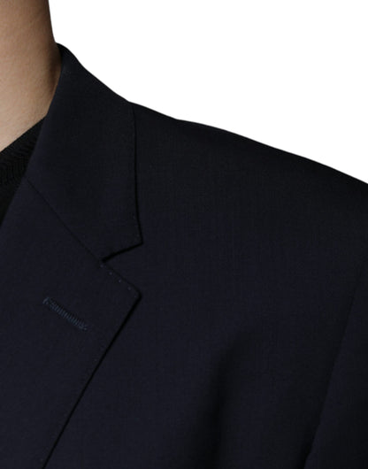 Dolce & Gabbana Dark Blue Formal Tuxedo 2 Piece Suit