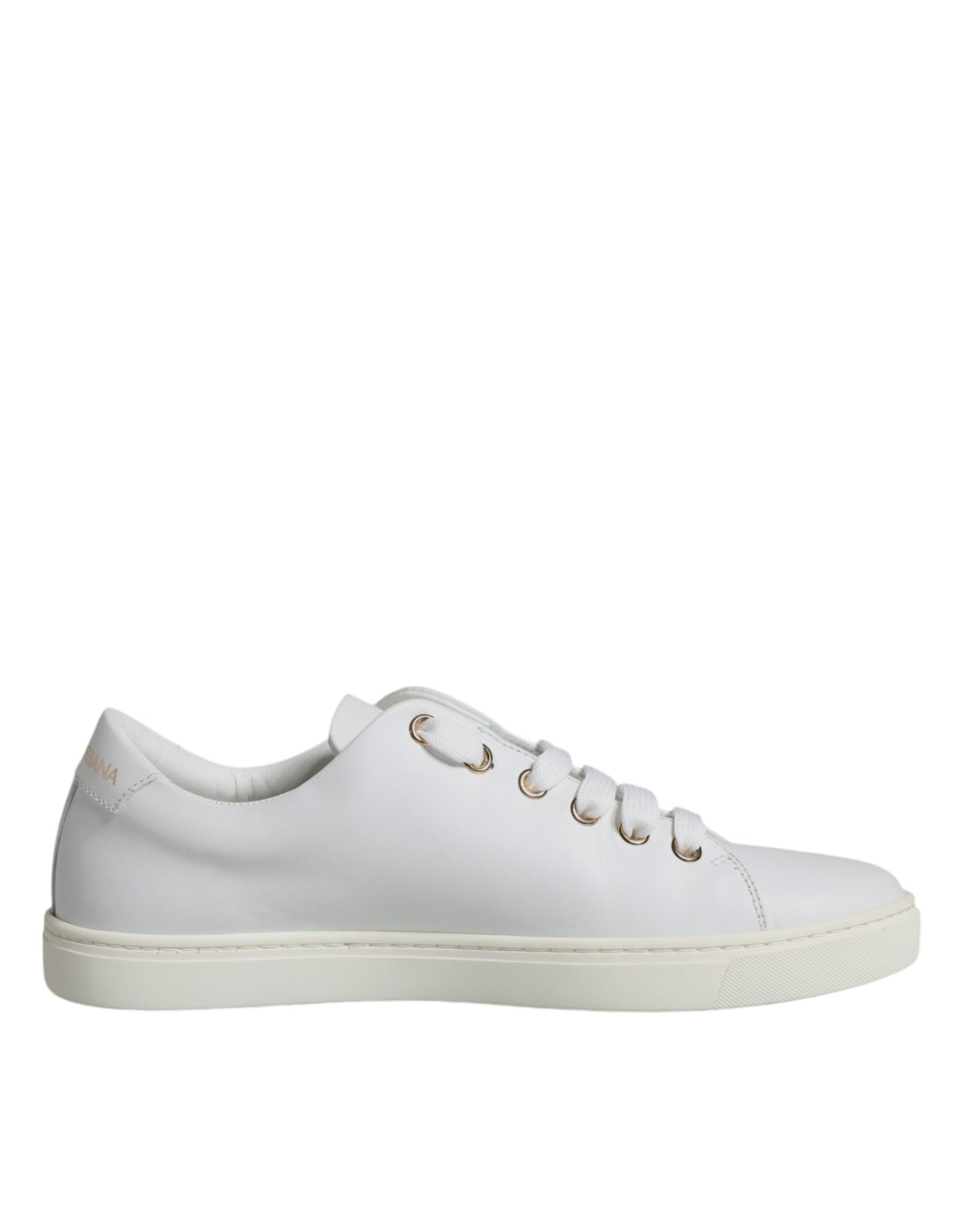 Dolce & Gabbana White Portofino Sacred Heart Sneakers Shoes