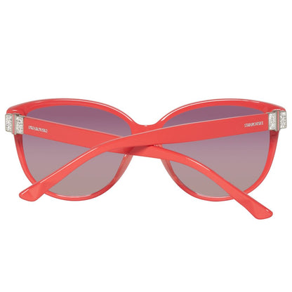 Swarovski Red Acetate Sunglasses