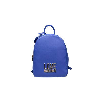 Love Moschino Blue Polyethylene Women Backpack