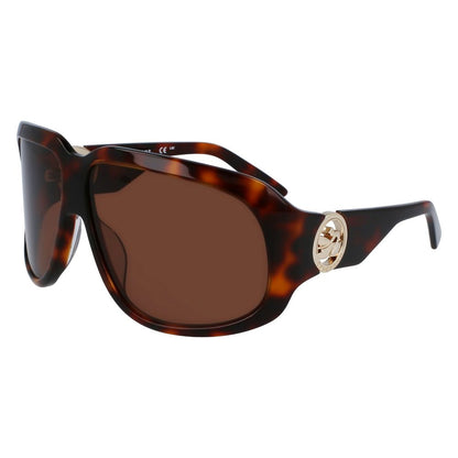Longchamp Brown Haircalf Sunglasses