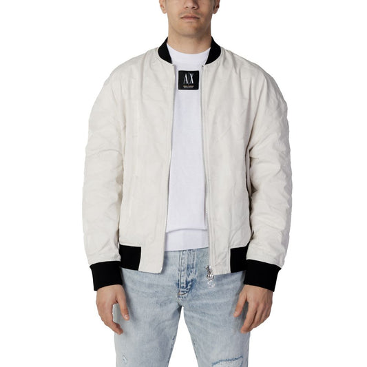 Armani Exchange Cream Polyester Jacket