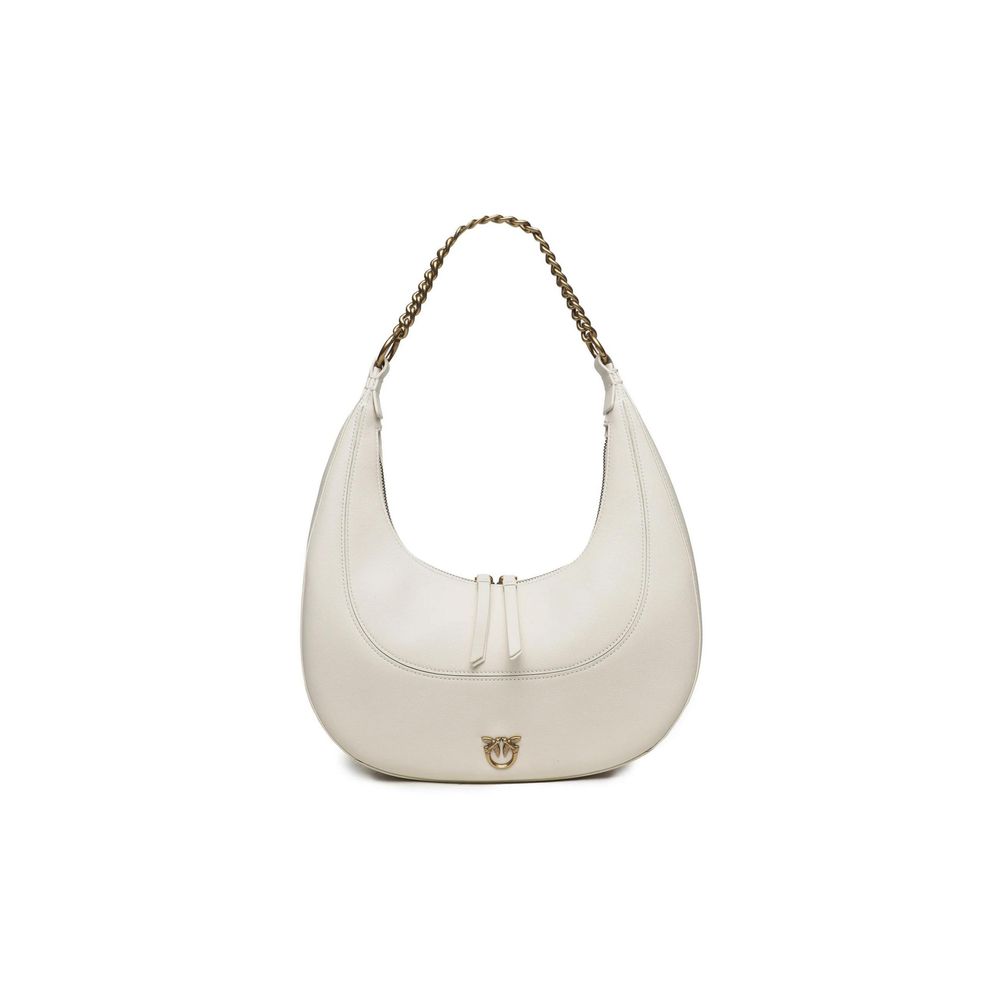 PINKO White Leather Handbag