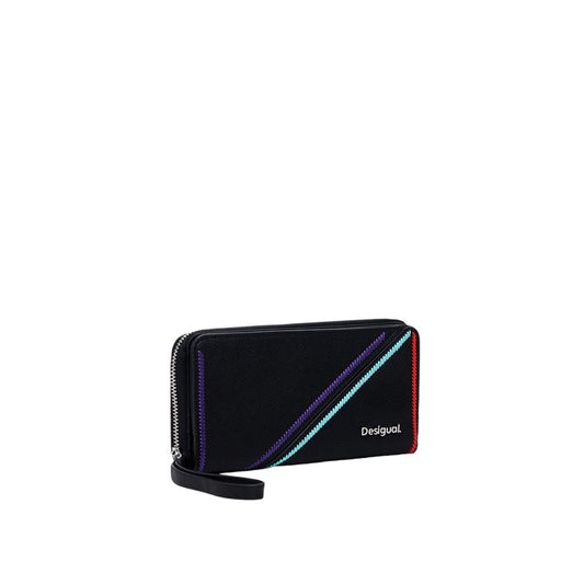 Desigual Black Polyethylene Wallet