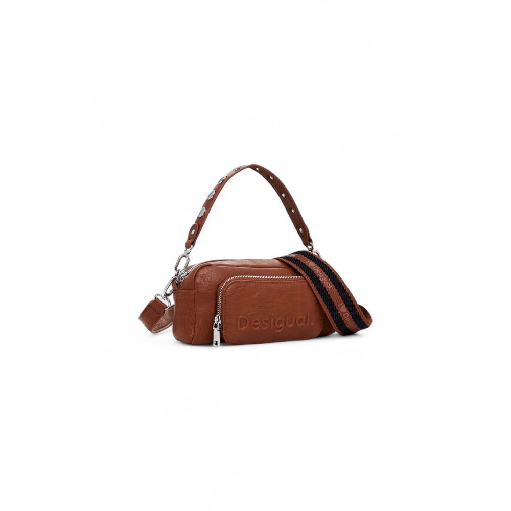 Desigual Brown Polyethylene Handbag