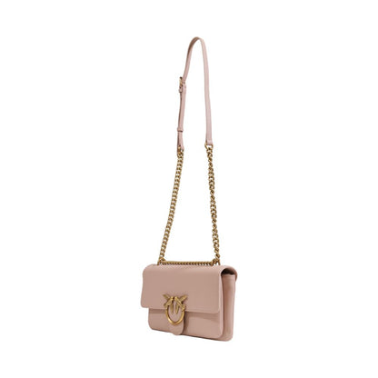 PINKO Pink Leather Handbag