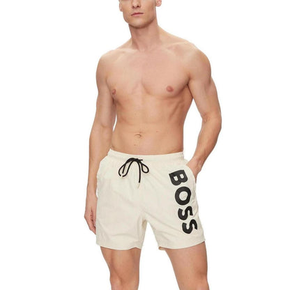 Hugo Boss Beige Polyester Swimwear