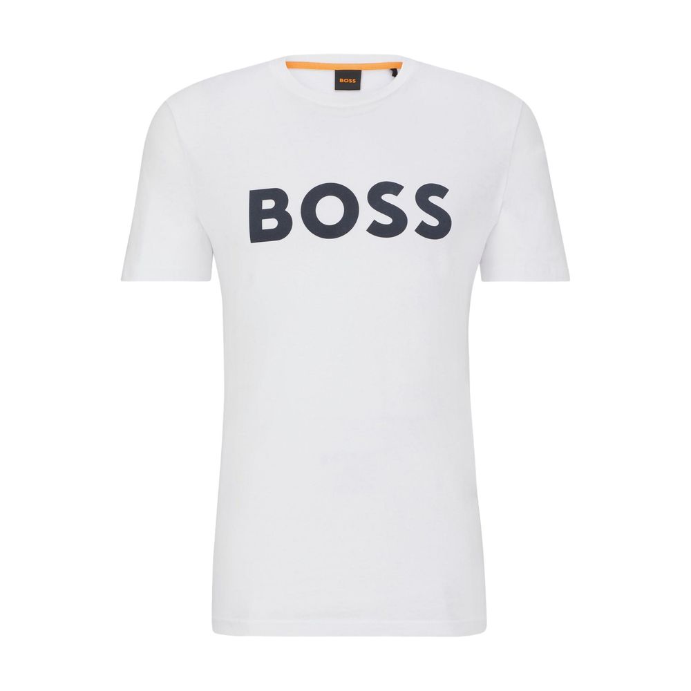 Hugo Boss White Cotton T-Shirt