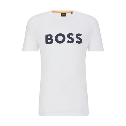 Hugo Boss White Cotton T-Shirt