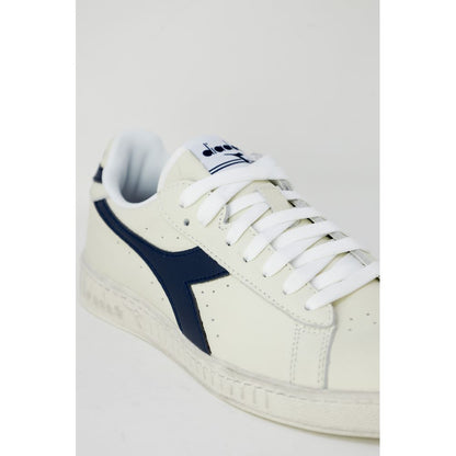 Diadora Blue Synthetic Leather Sneaker