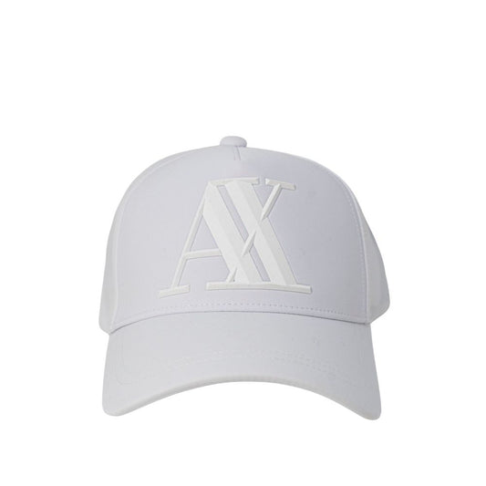 Armani Exchange White Cotton Hats & Cap