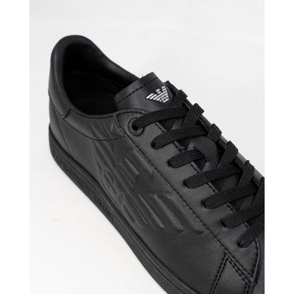 EA7 Emporio Armani Black Polyethylene Sneaker