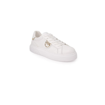 PINKO White Leather Sneaker