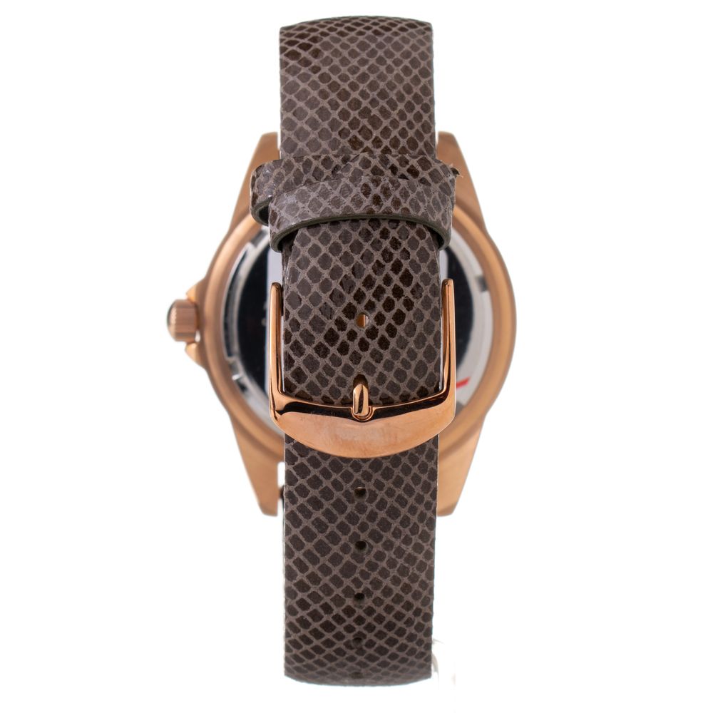 Folli Follie Gray Leather Watch