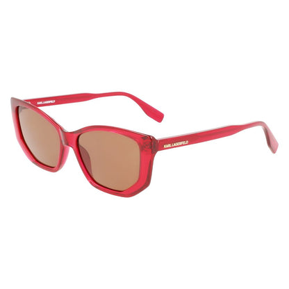 Karl Lagerfeld Red Injected Sunglasses