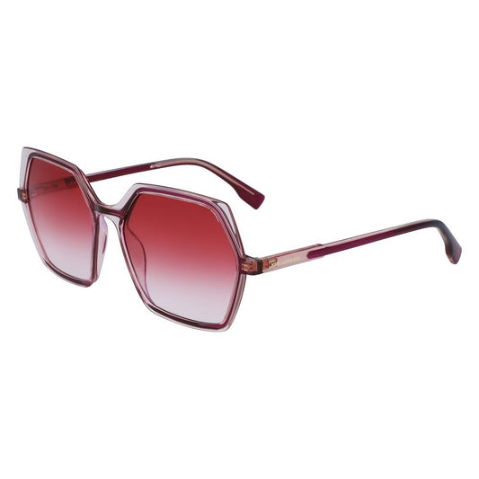 Karl Lagerfeld Red Injected Sunglasses