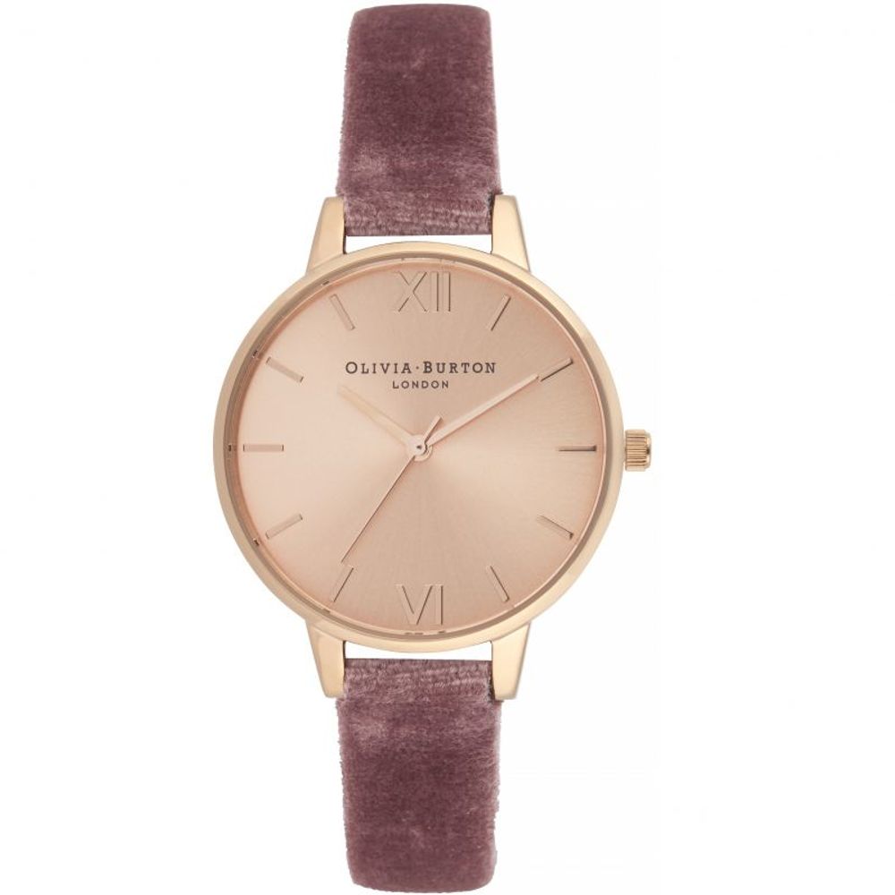 Olivia Burton Purple Synthetic Leather Watch