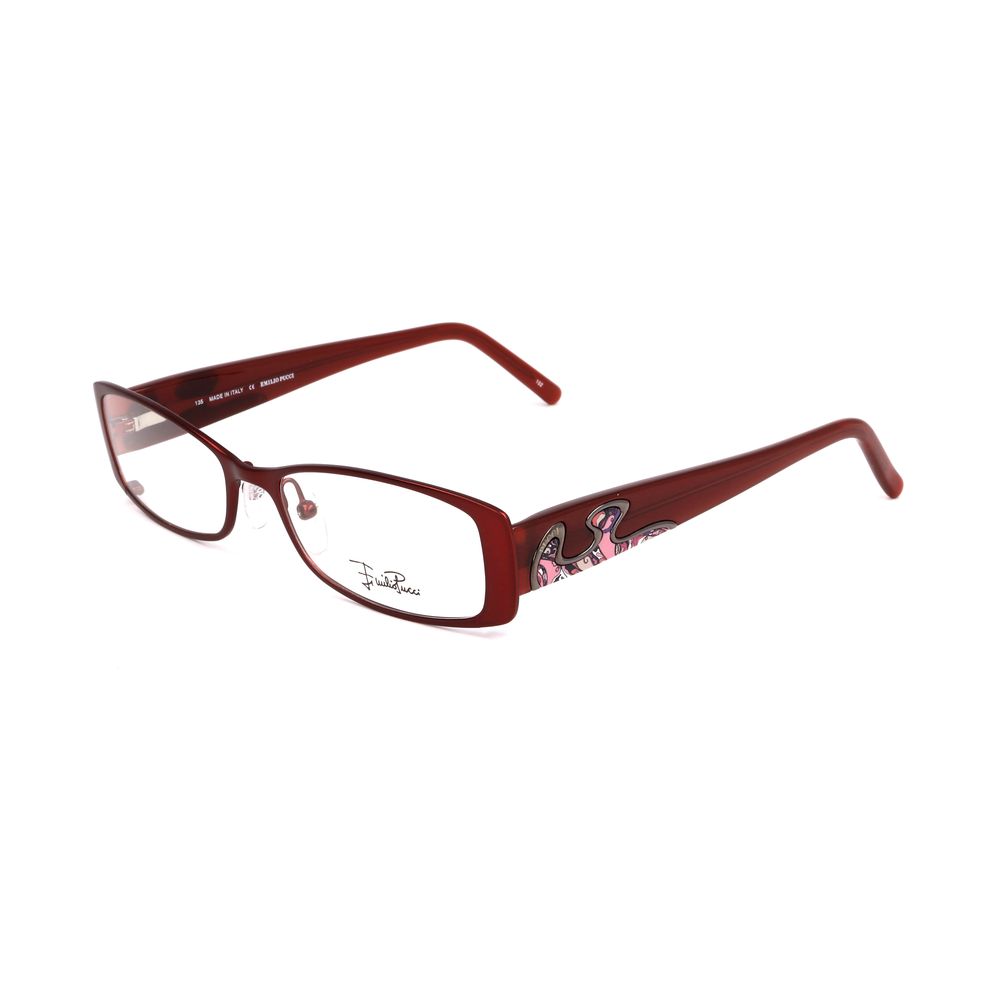 Emilio Pucci Red Metal Frames