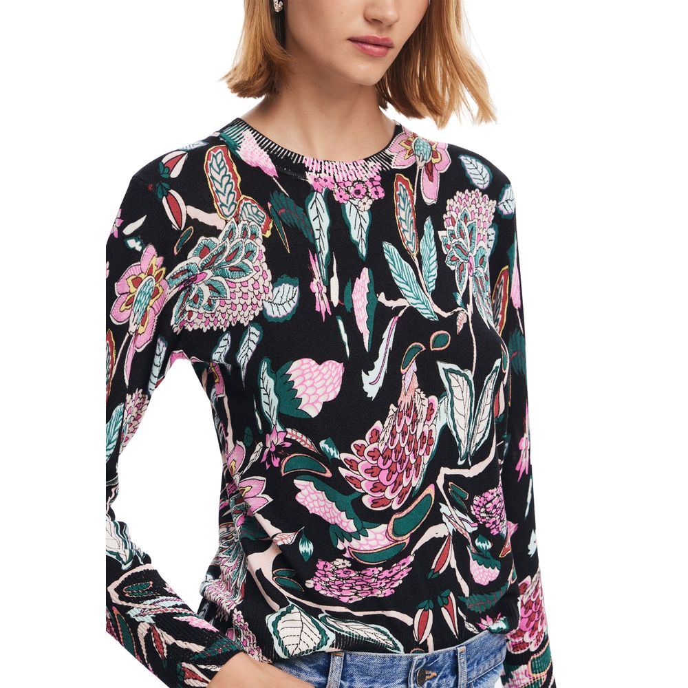 Desigual Black Viscose Tops & T-Shirt