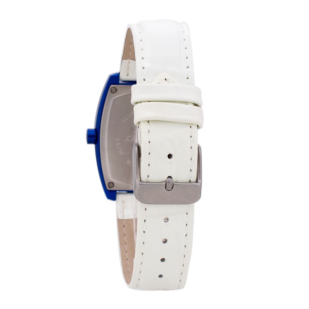 Chronotech White Leather Watch