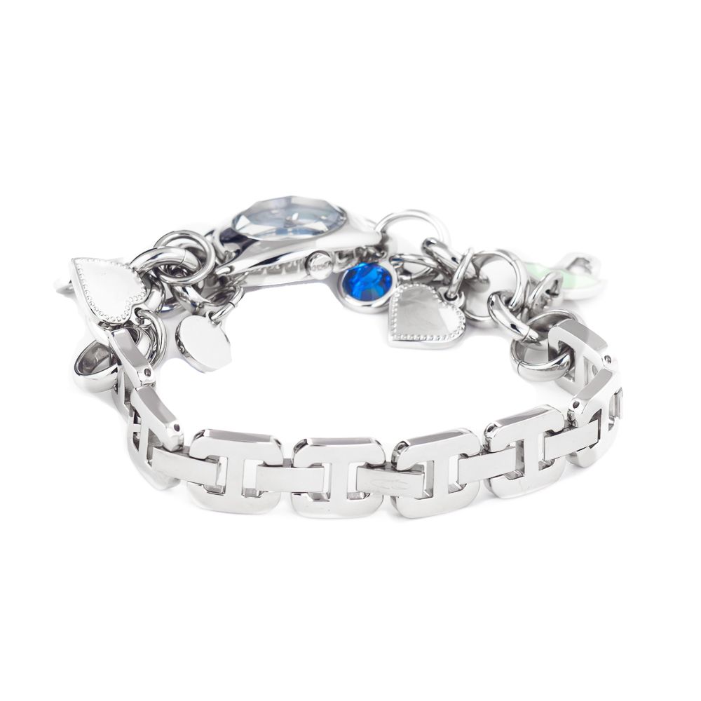 Chronotech Silver Stainless Steel Watch