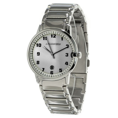 Chronotech Silver Stainless Steel Watch