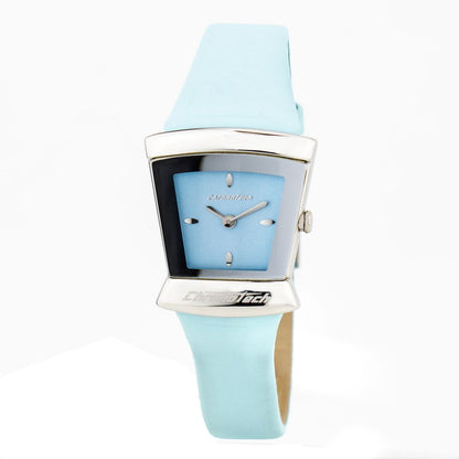 Chronotech Blue Leather Watch