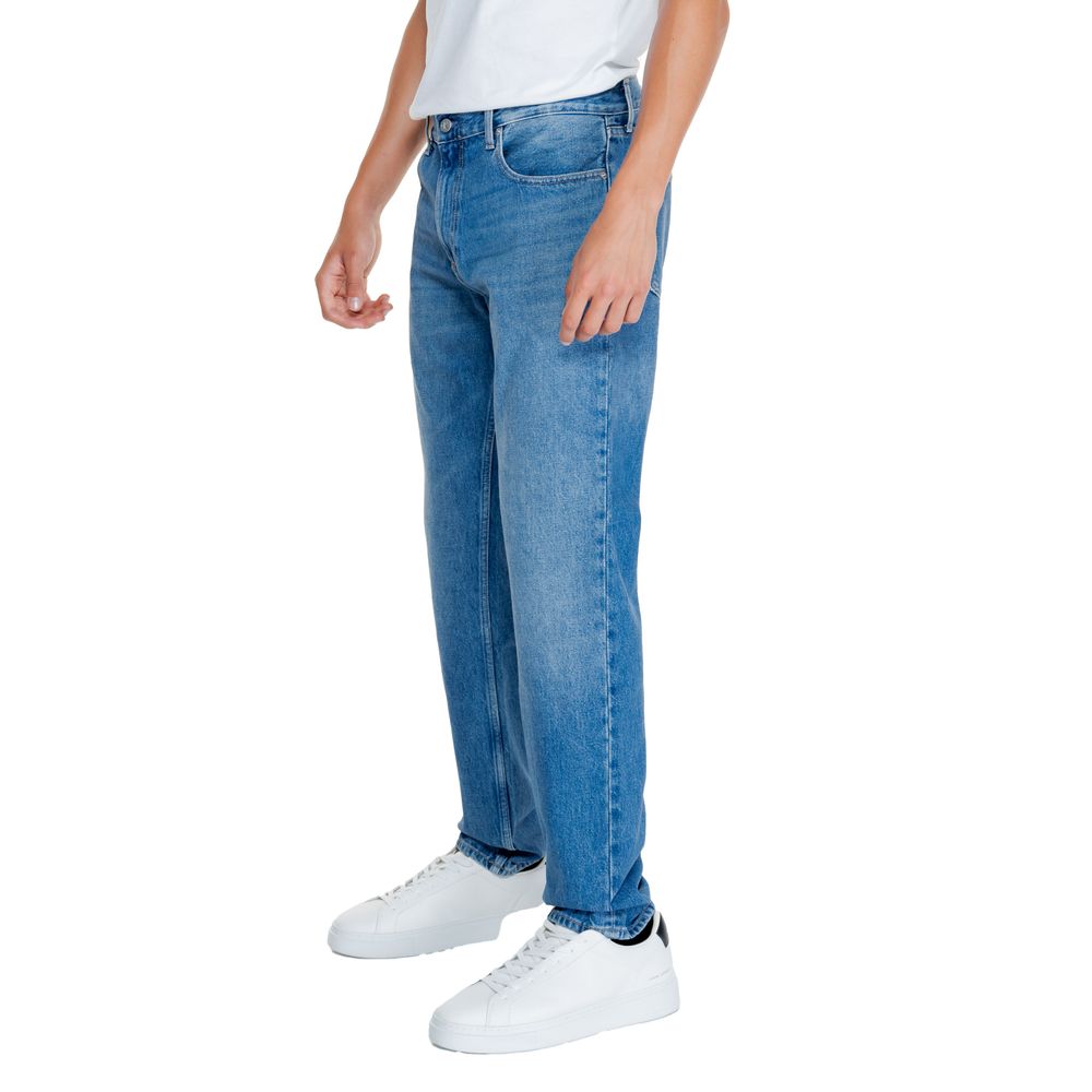 Calvin Klein Jeans Light Blue Cotton Jeans & Pant