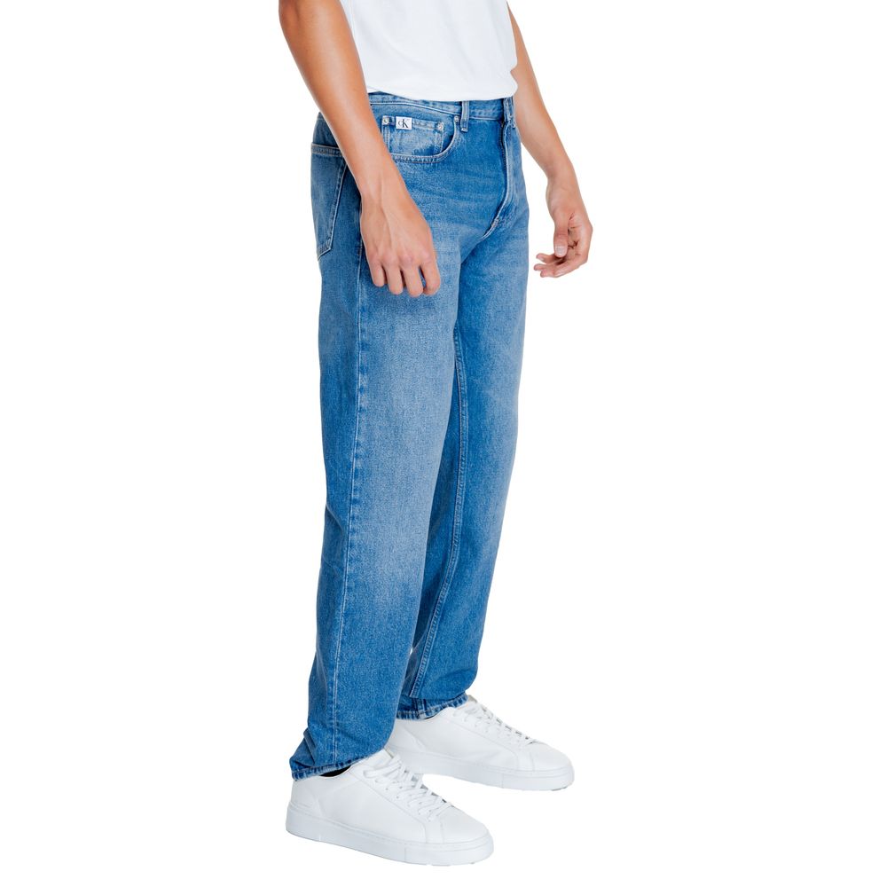 Calvin Klein Jeans Light Blue Cotton Jeans & Pant