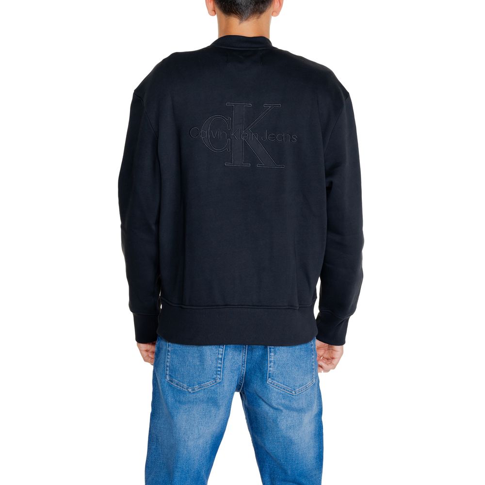 Calvin Klein Jeans Black Recycled Cotton Sweater