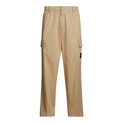 Calvin Klein Jeans Beige Recycled Cotton Jeans & Pant