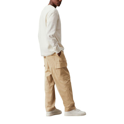 Calvin Klein Jeans Beige Recycled Cotton Jeans & Pant