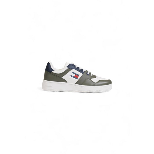 Tommy Hilfiger Green Leather Sneaker