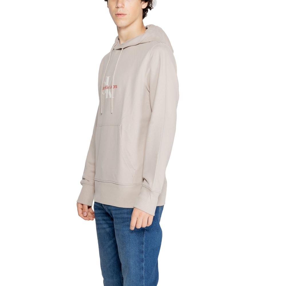 Calvin Klein Jeans Beige Recycled Cotton Sweater