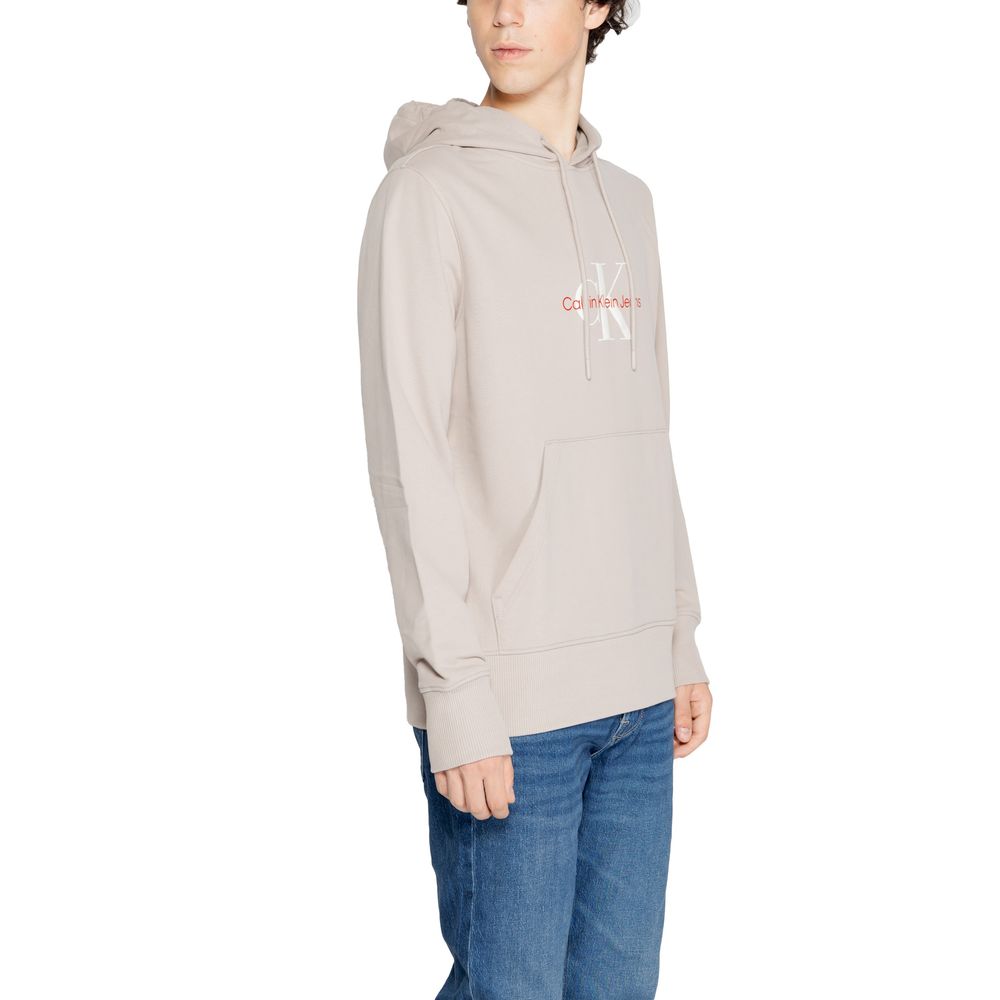Calvin Klein Jeans Beige Recycled Cotton Sweater