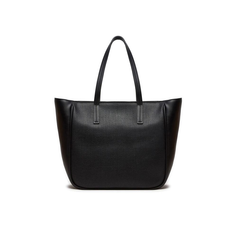 Calvin Klein Black Synthetic Leather Handbag