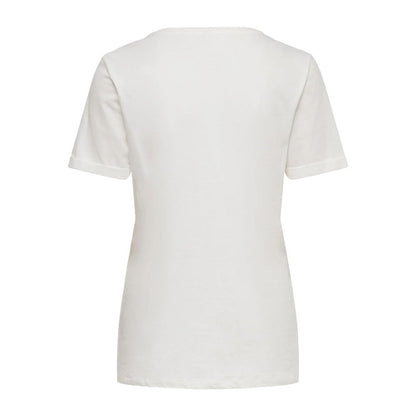 Only White Cotton Tops & T-Shirt