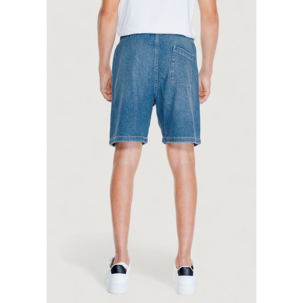 Jack Jones Light Blue Cotton Short