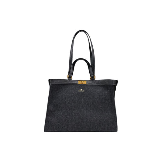 Replay Black Cotton Handbag