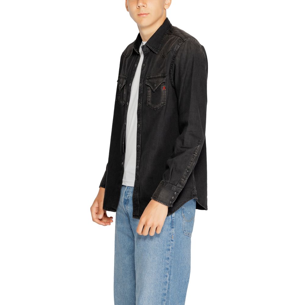 Replay Black Cotton Shirt