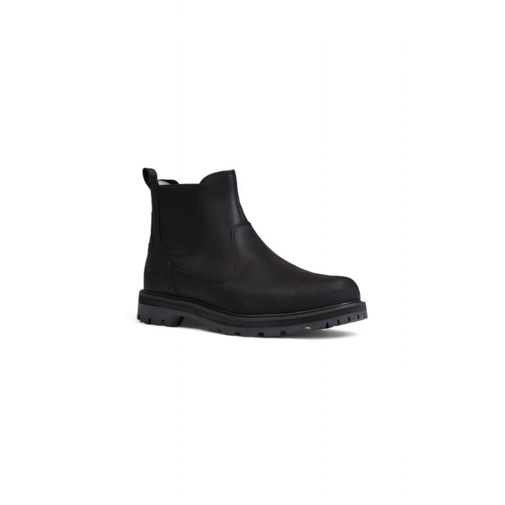 Timberland Black Nubuc Leather Boot