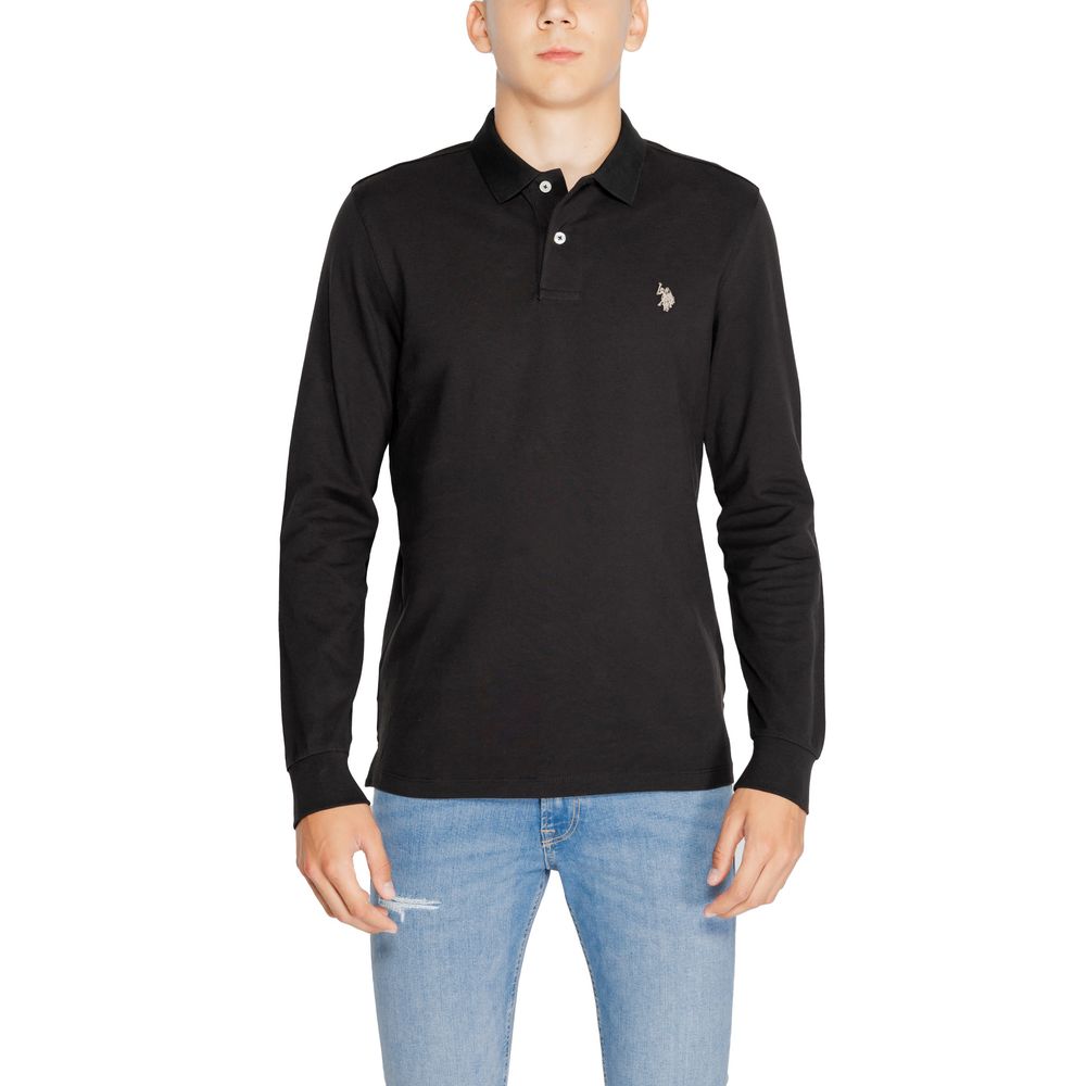 U.S. POLO ASSN. Black Cotton T-Shirt