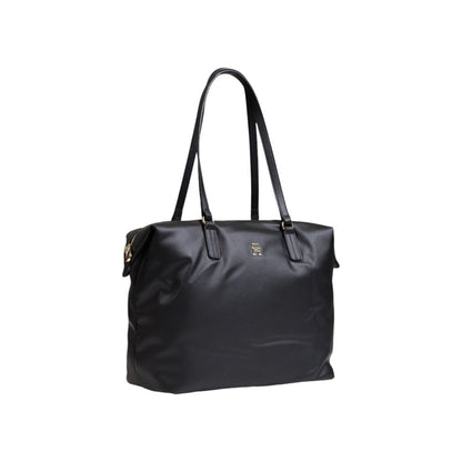 Tommy Hilfiger Black Recycled Polyester Handbag