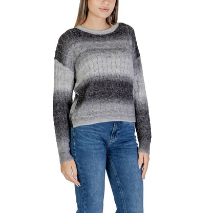 Sandro Ferrone Gray Acrylic Sweater