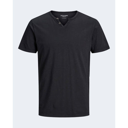 Jack Jones Black Cotton T-Shirt