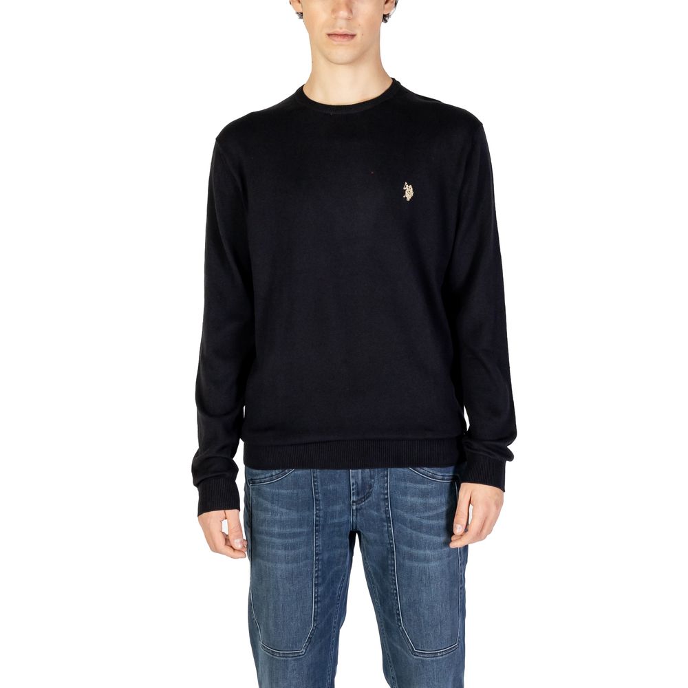 U.S. POLO ASSN. Black Cotton Sweater