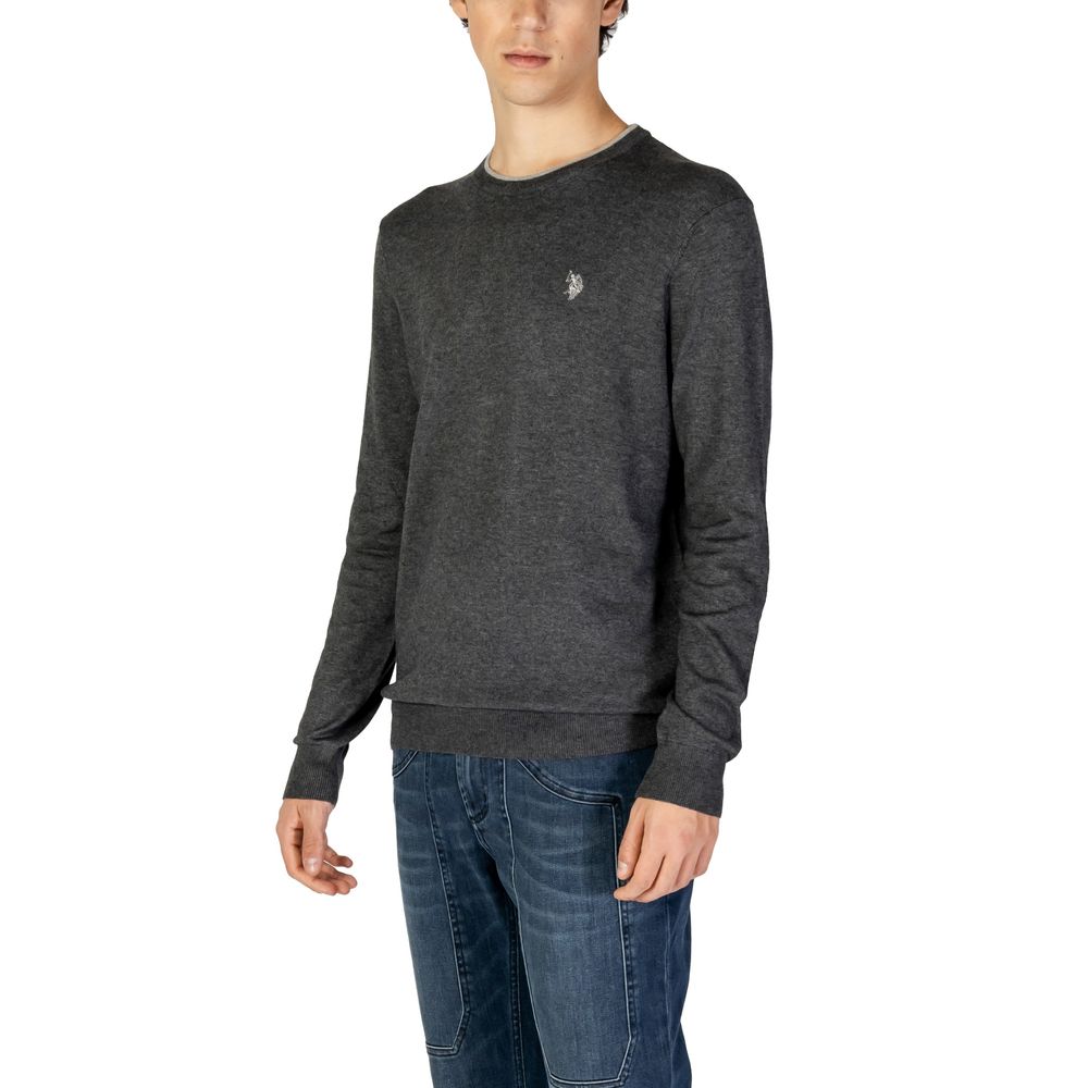 U.S. POLO ASSN. Gray Viscose Sweater