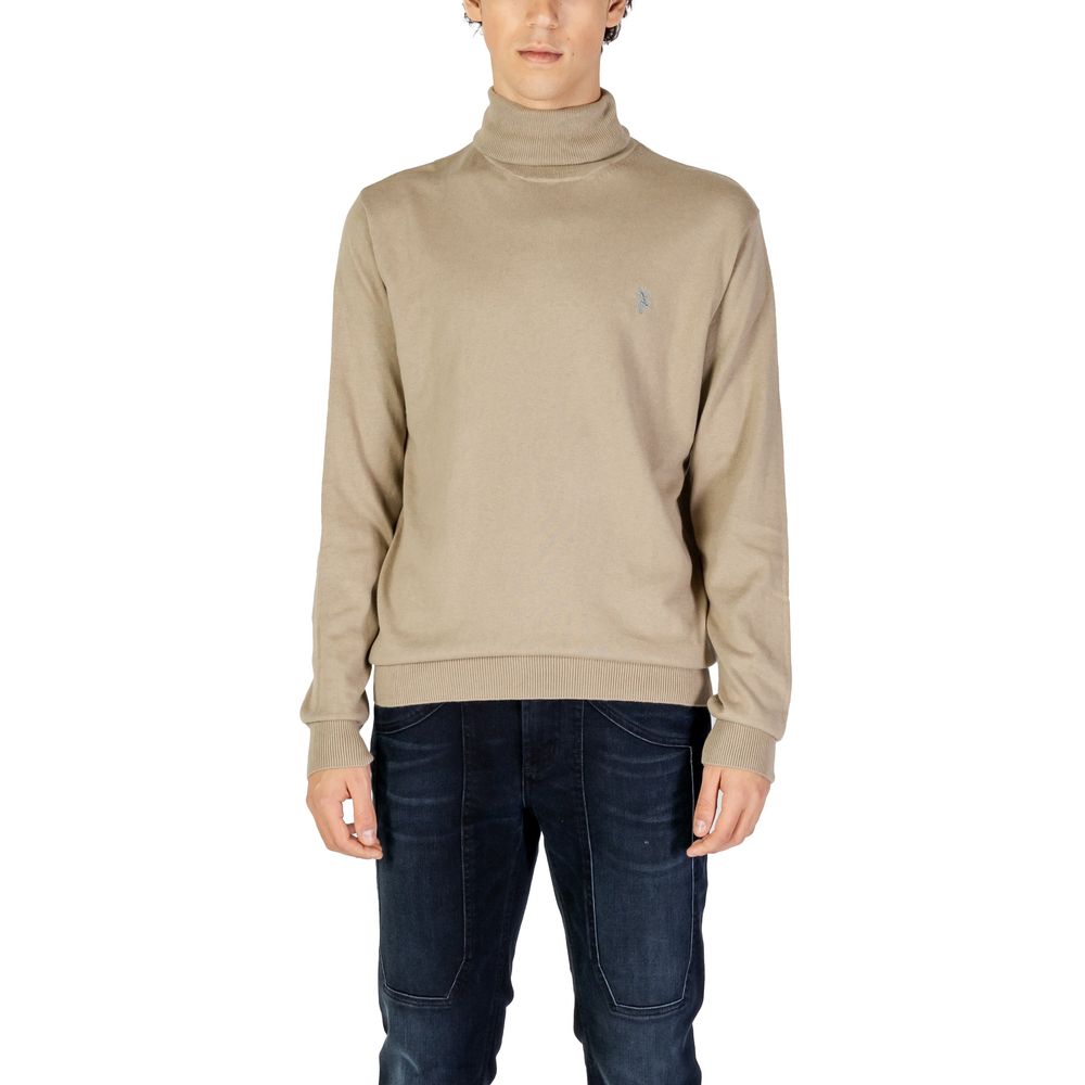 U.S. POLO ASSN. Beige Cotton Sweater